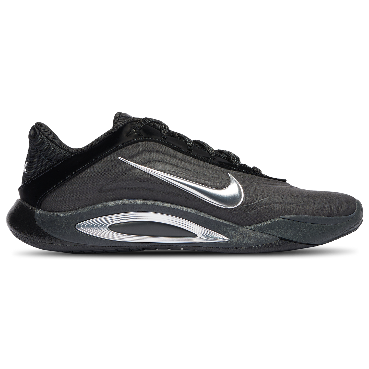 Nike A'One - Men's - Black/Metallic Silver/Dark Smoke Grey