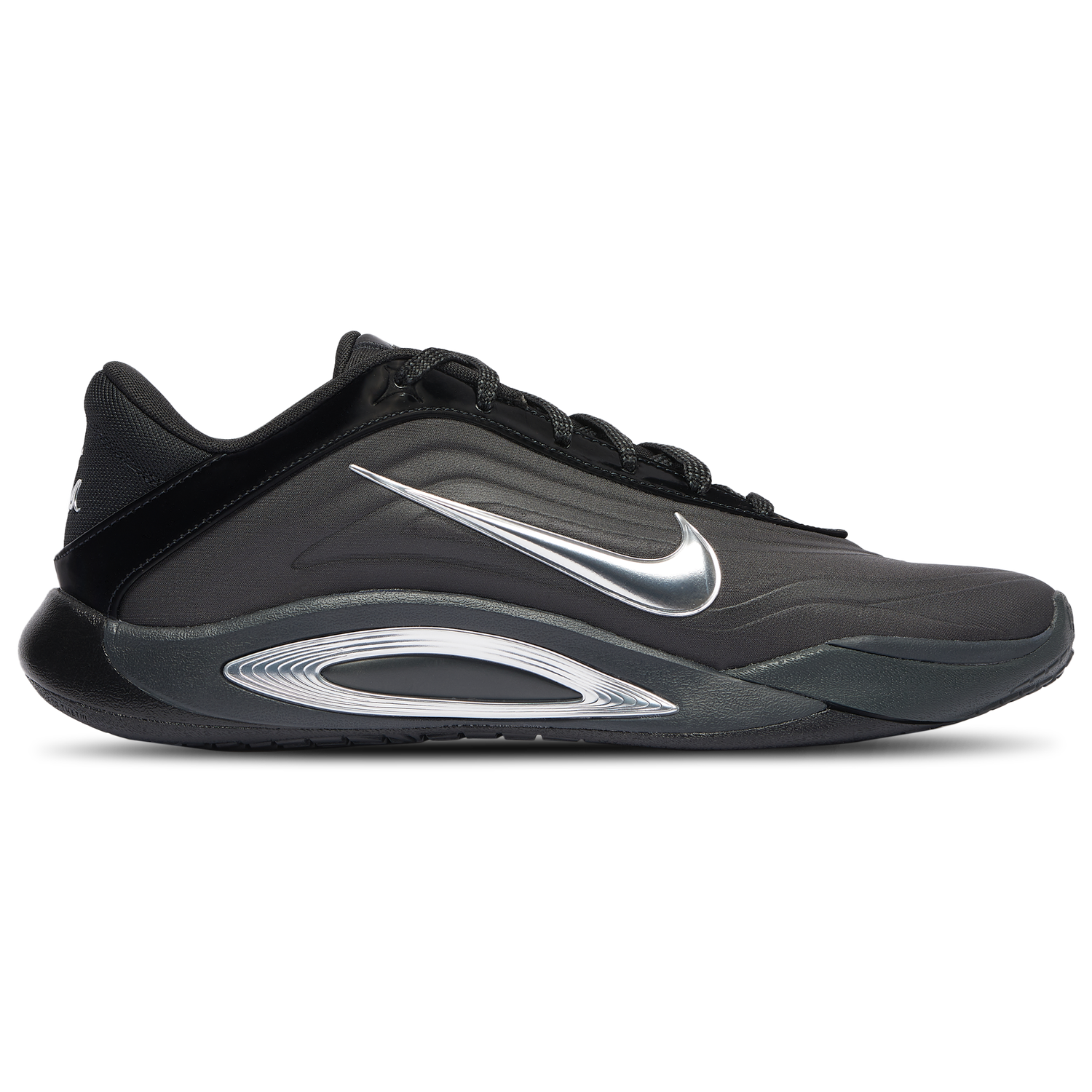 Nike A'One - Men's - Black/Metallic Silver/Dark Smoke Grey