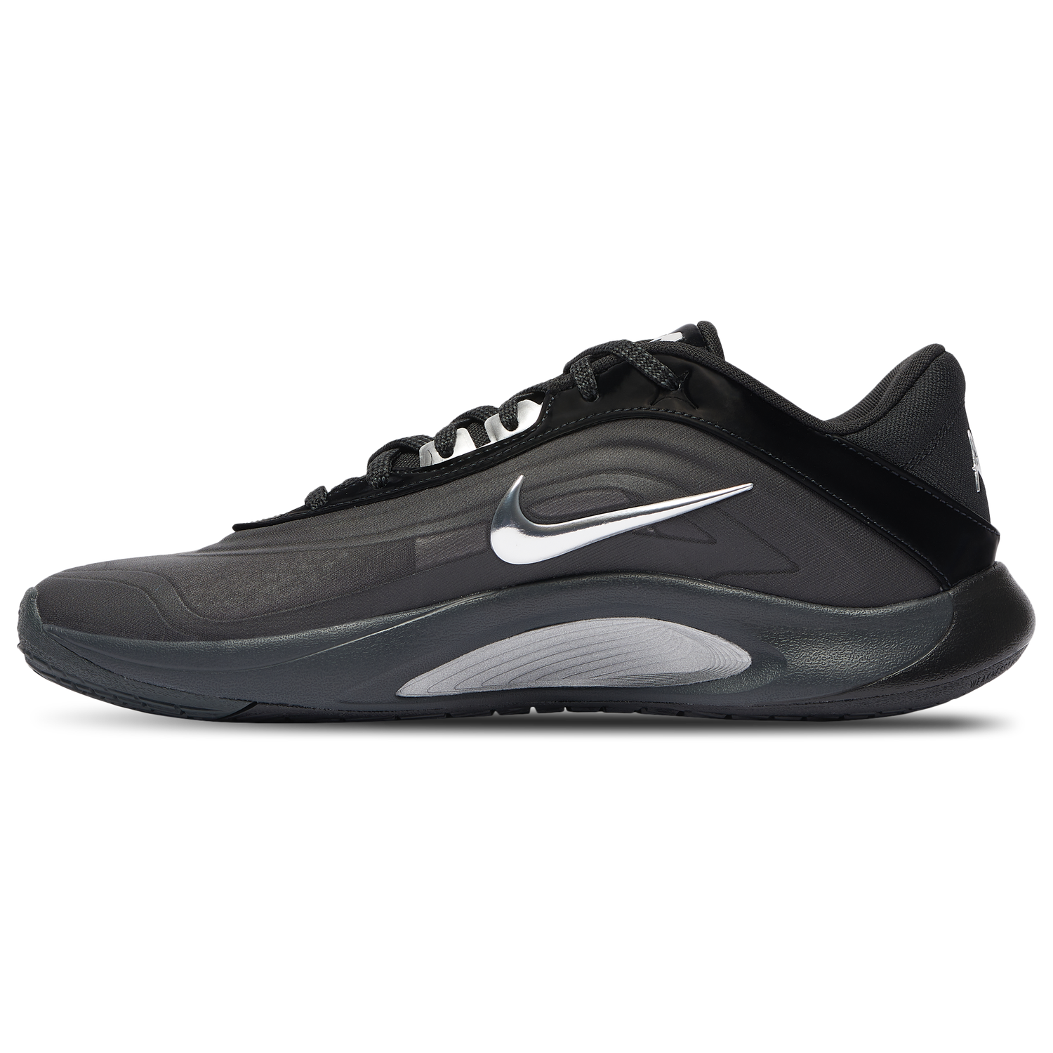 Nike A'One - Men's - Black/Metallic Silver/Dark Smoke Grey