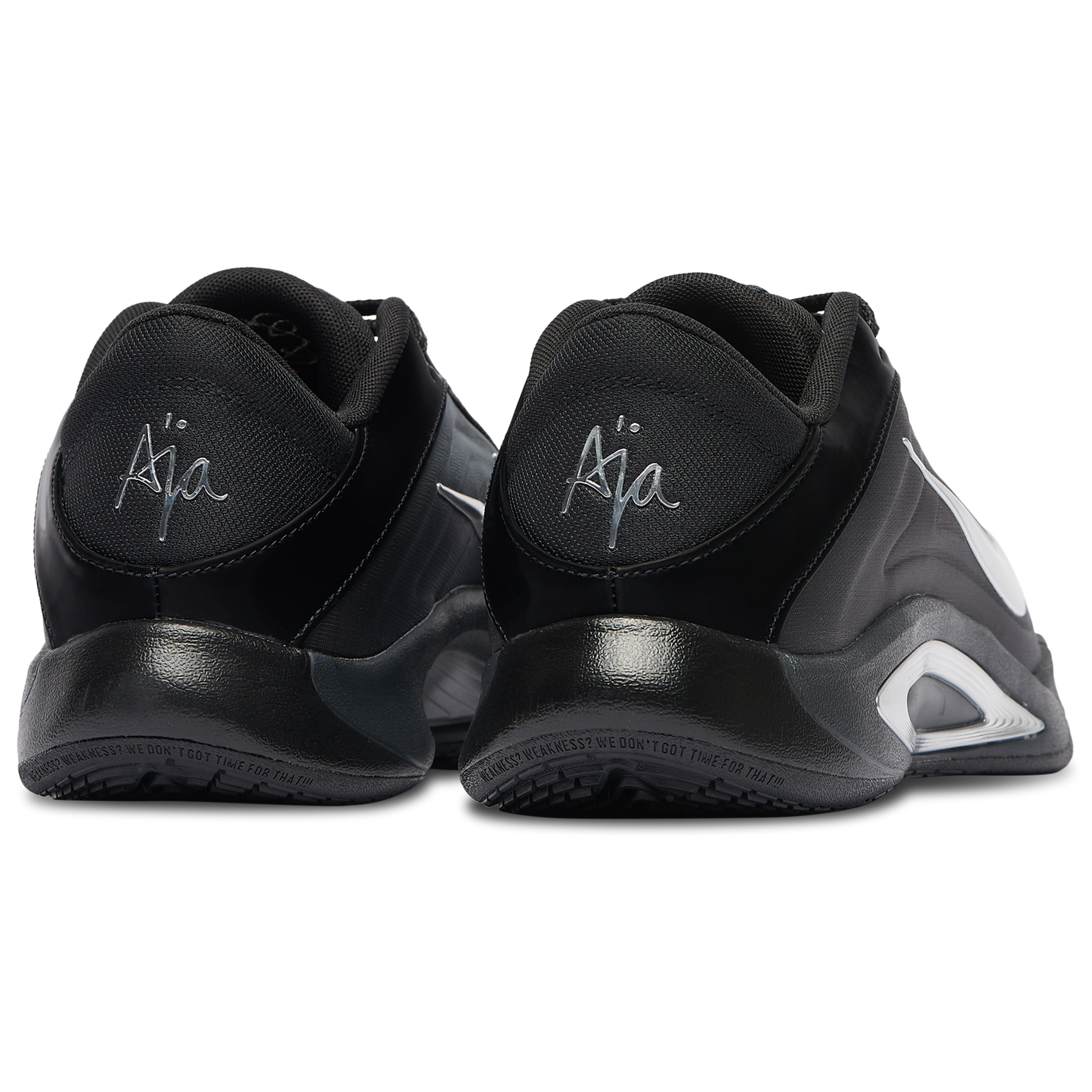 Nike A'One - Men's - Black/Metallic Silver/Dark Smoke Grey