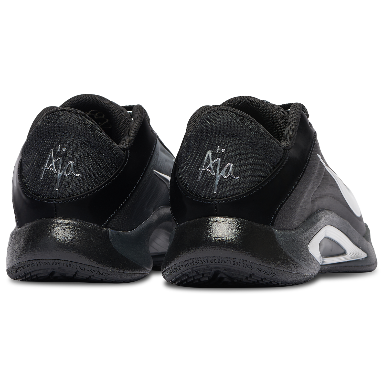Nike A'One - Men's - Black/Metallic Silver/Dark Smoke Grey
