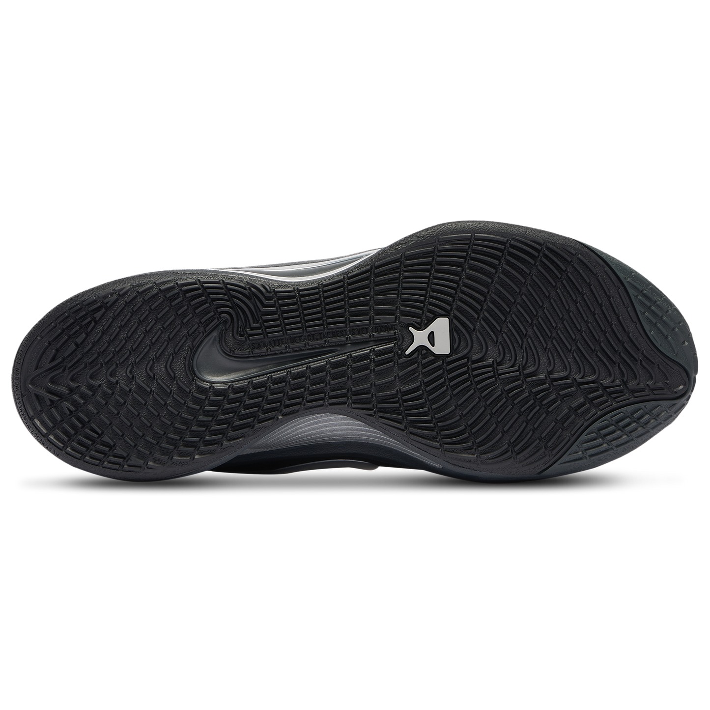 Nike A'One - Men's - Black/Metallic Silver/Dark Smoke Grey
