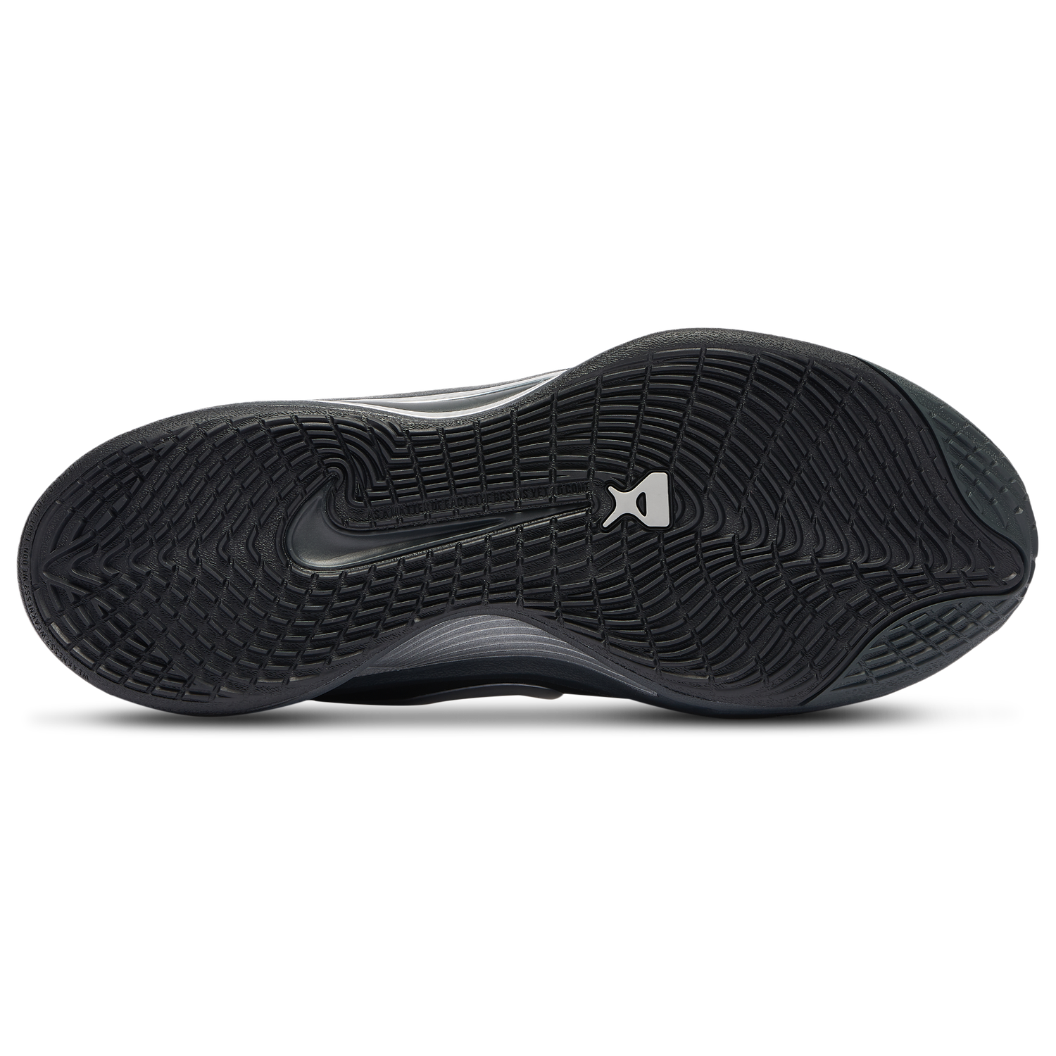 Nike A'One - Men's - Black/Metallic Silver/Dark Smoke Grey