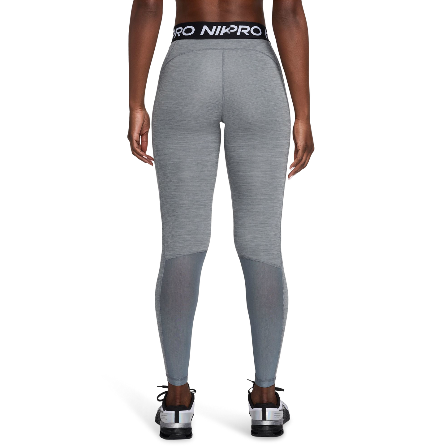 Nike Pro 365 Tights - Women's - Smoke Grey Heather/Black/White