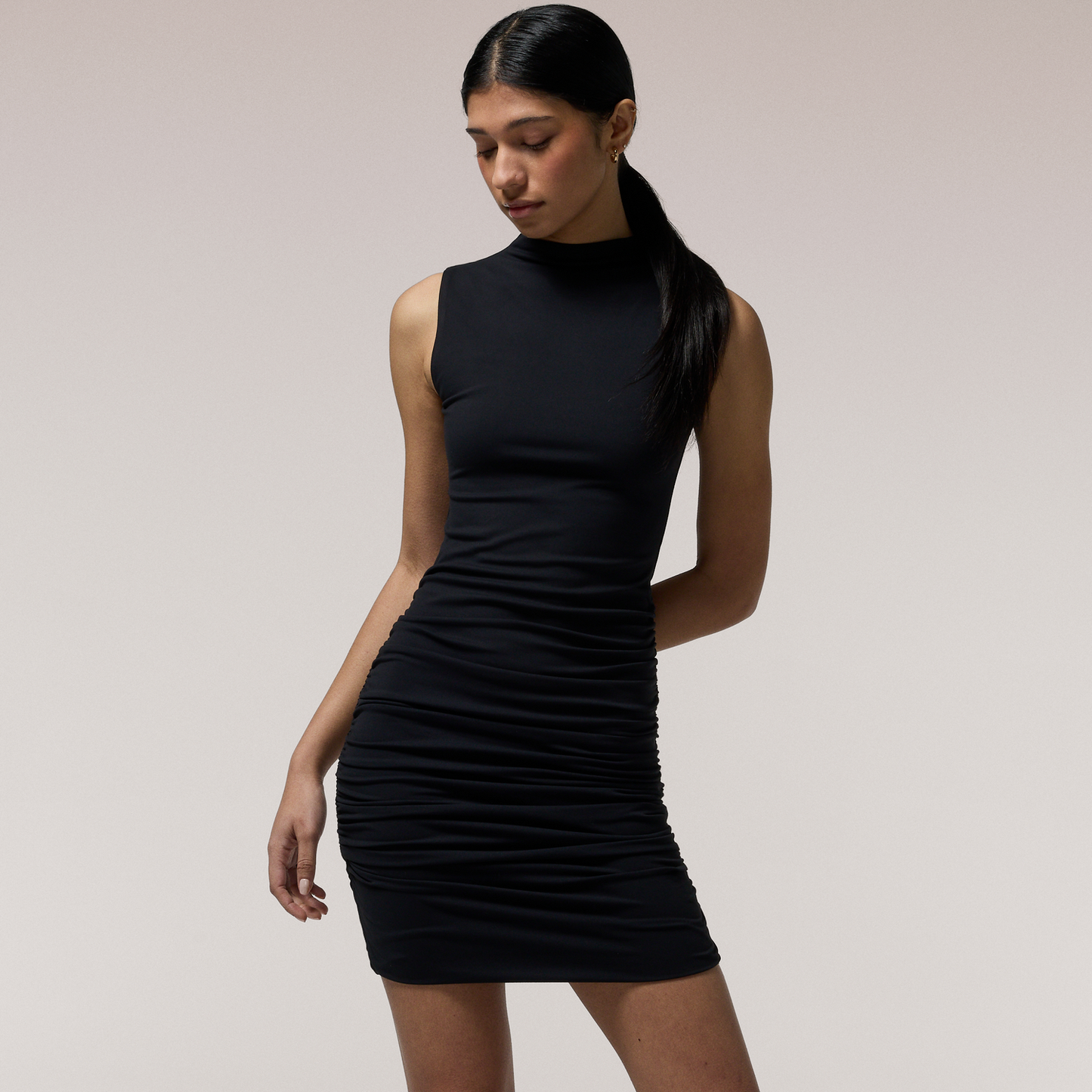 Cozi Yuli Mock Mini Dress - Women's - Black