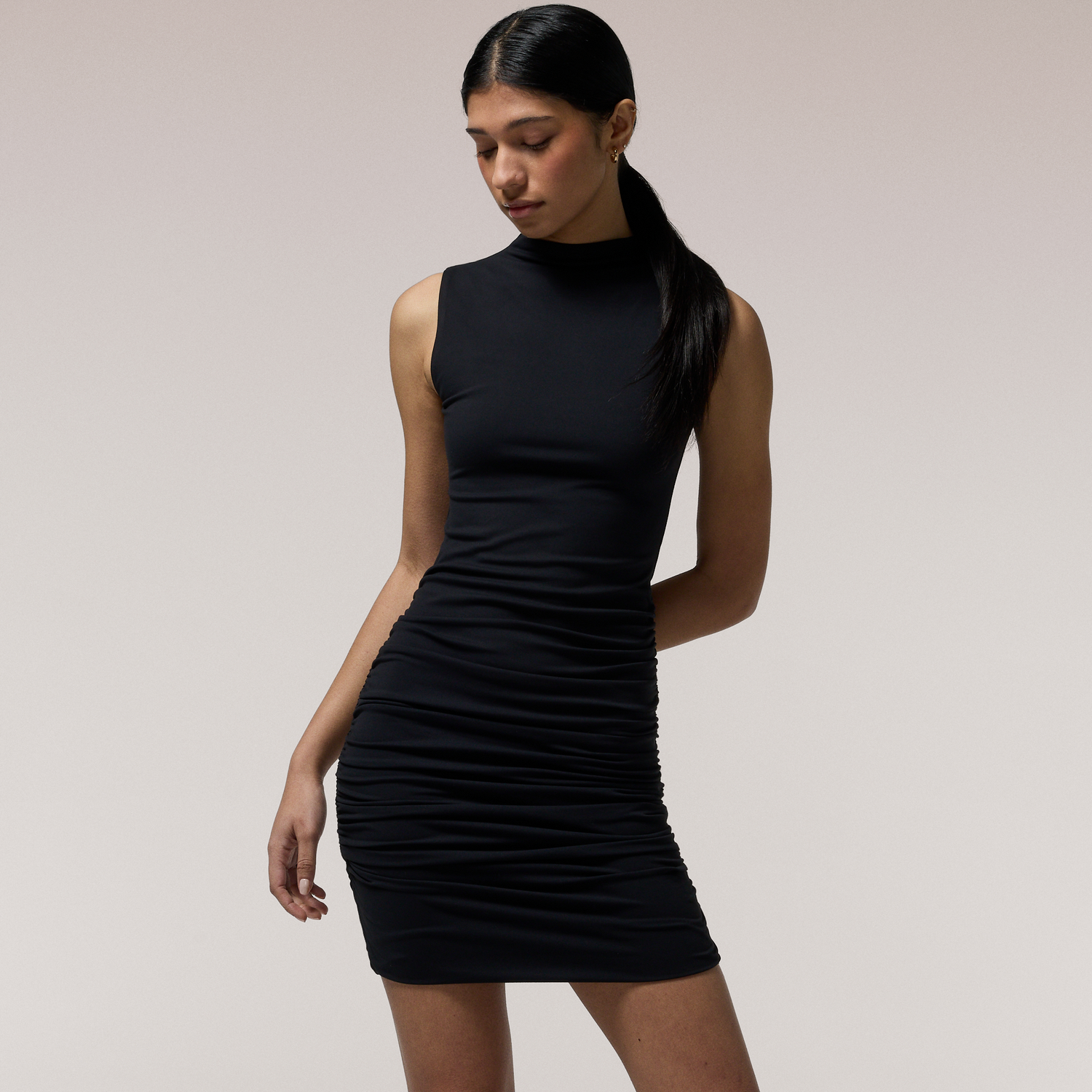 Cozi Yuli Mock Mini Dress - Women's - Black
