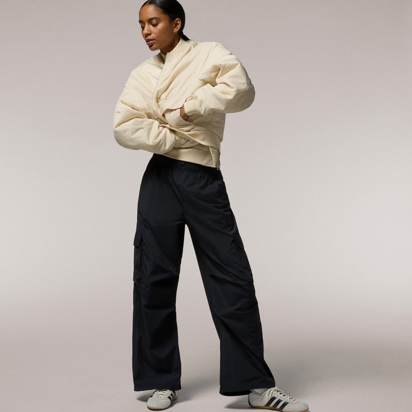 Cozi Naomi Bomber Jacket - Women's - Parchment