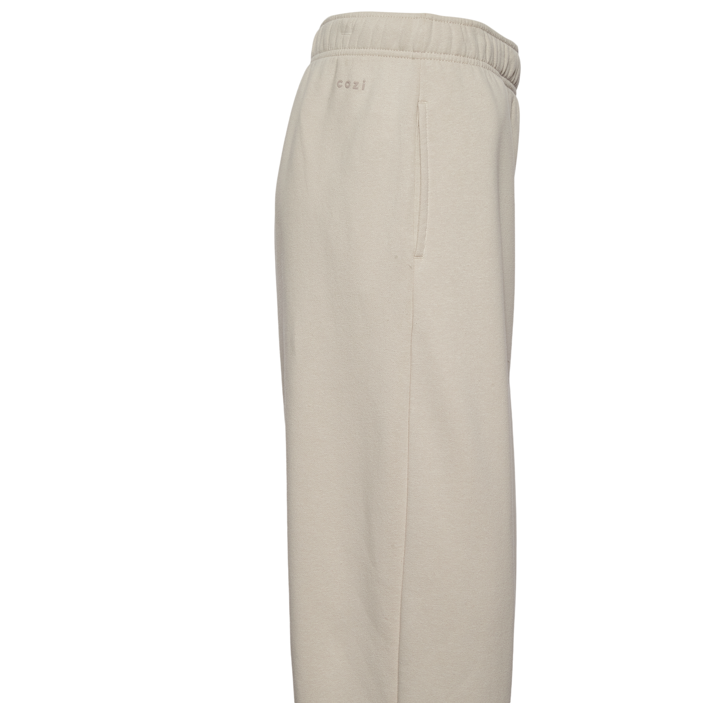 Cozi Fleece Barrel Leg Pants - Women's - Silver Cloud
