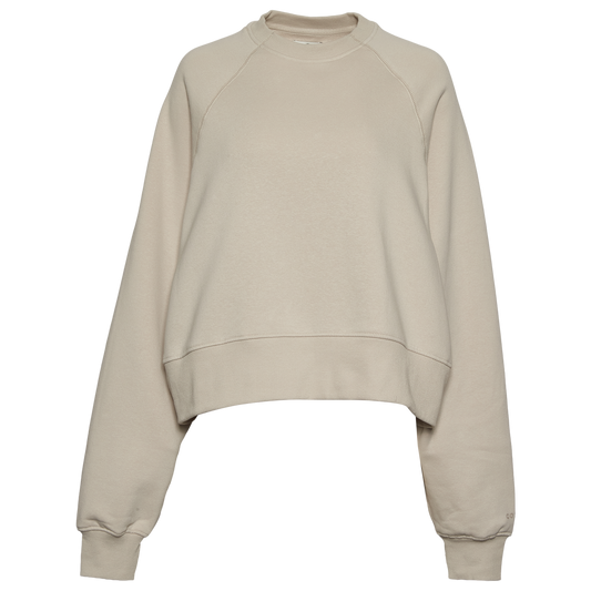 Cozi Fleece Oversized Crewneck - Women's - Silver Cloud