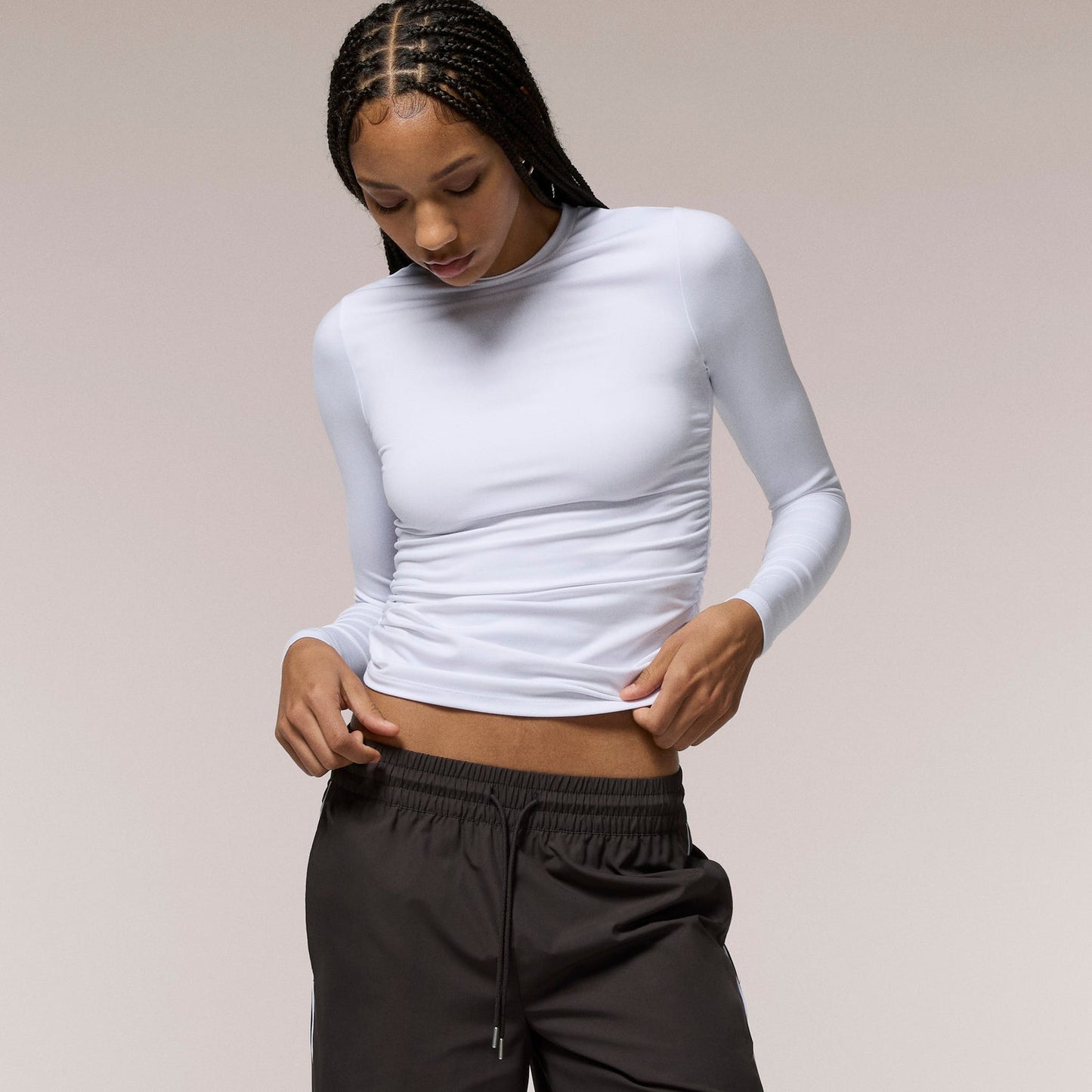 Cozi Ruched Smoothing Top - Women's - Bright White