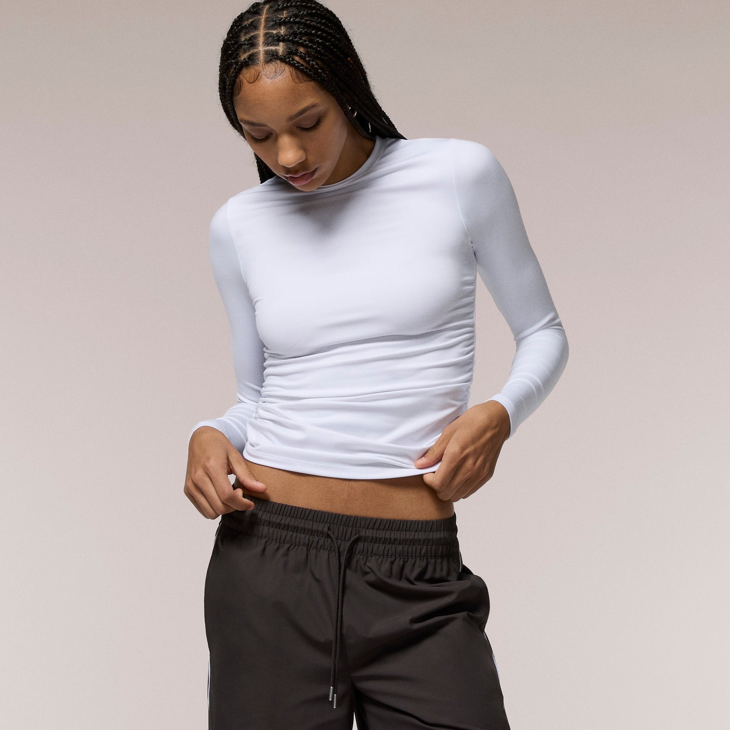Cozi Ruched Smoothing Top - Women's - Bright White