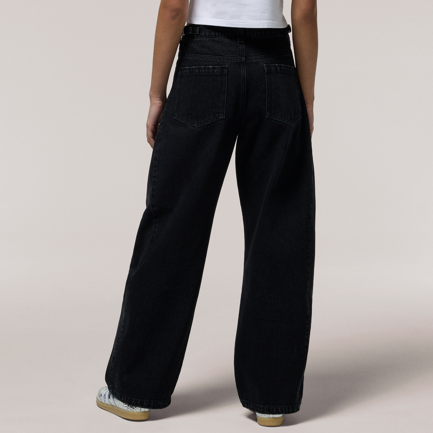 Cozi Denim Barrel Pants - Women's - Black