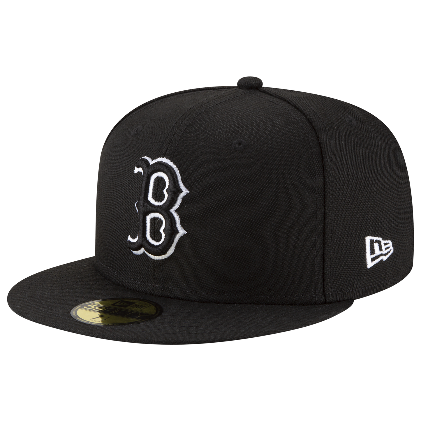 New Era Red Sox B-Dub 59FIFTY Fitted Hat - Men's - Black/White