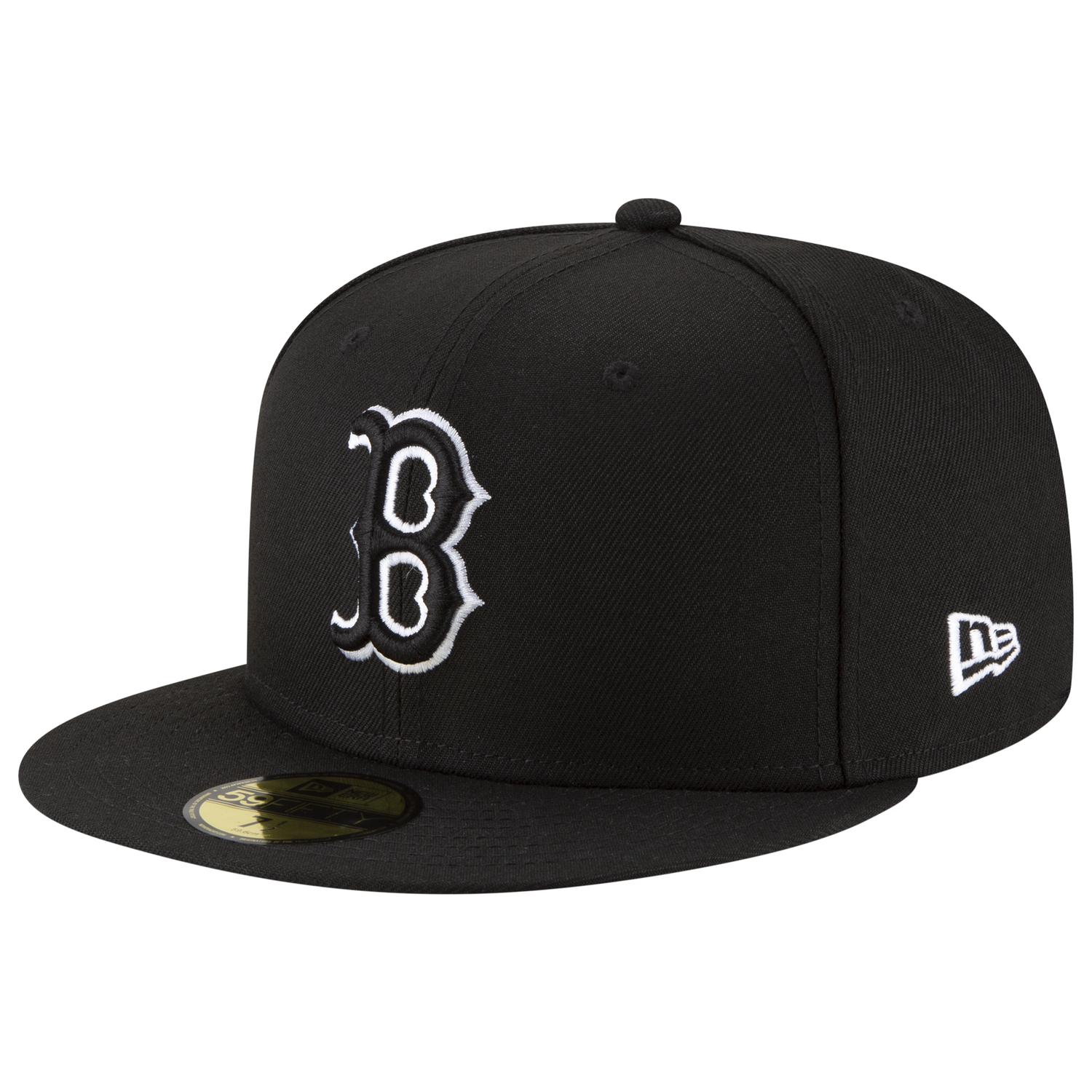 New Era Red Sox B-Dub 59FIFTY Fitted Hat - Men's - Black/White