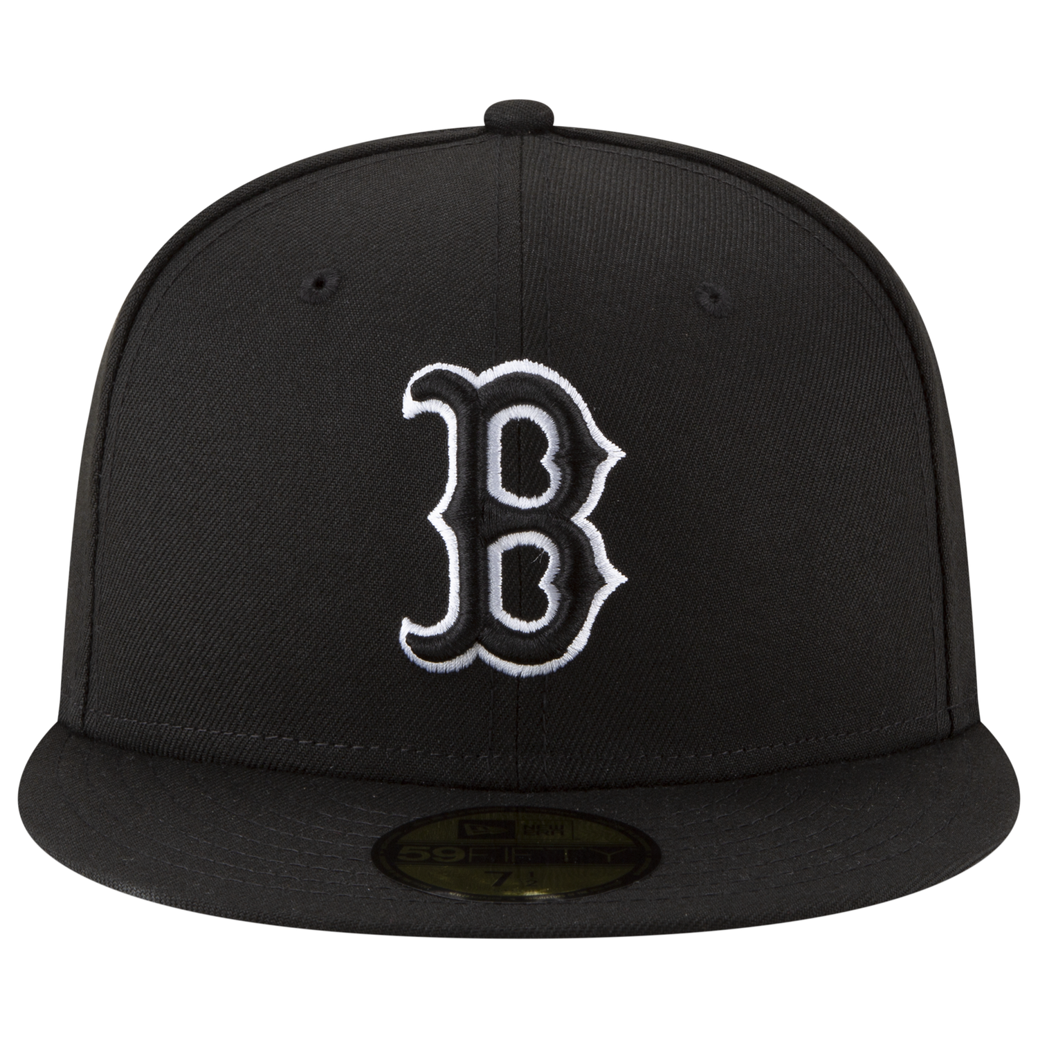 New Era Red Sox B-Dub 59FIFTY Fitted Hat - Men's - Black/White