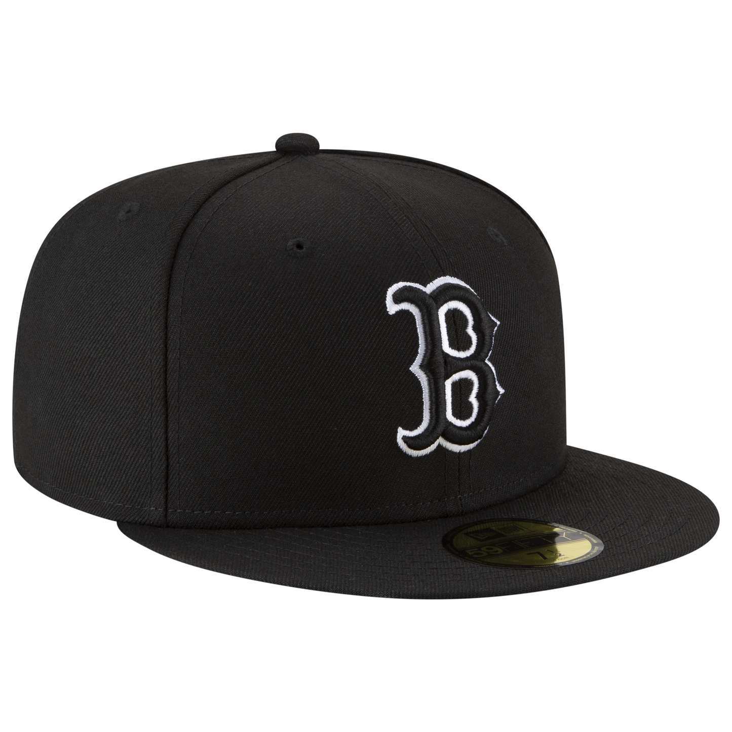 New Era Red Sox B-Dub 59FIFTY Fitted Hat - Men's - Black/White