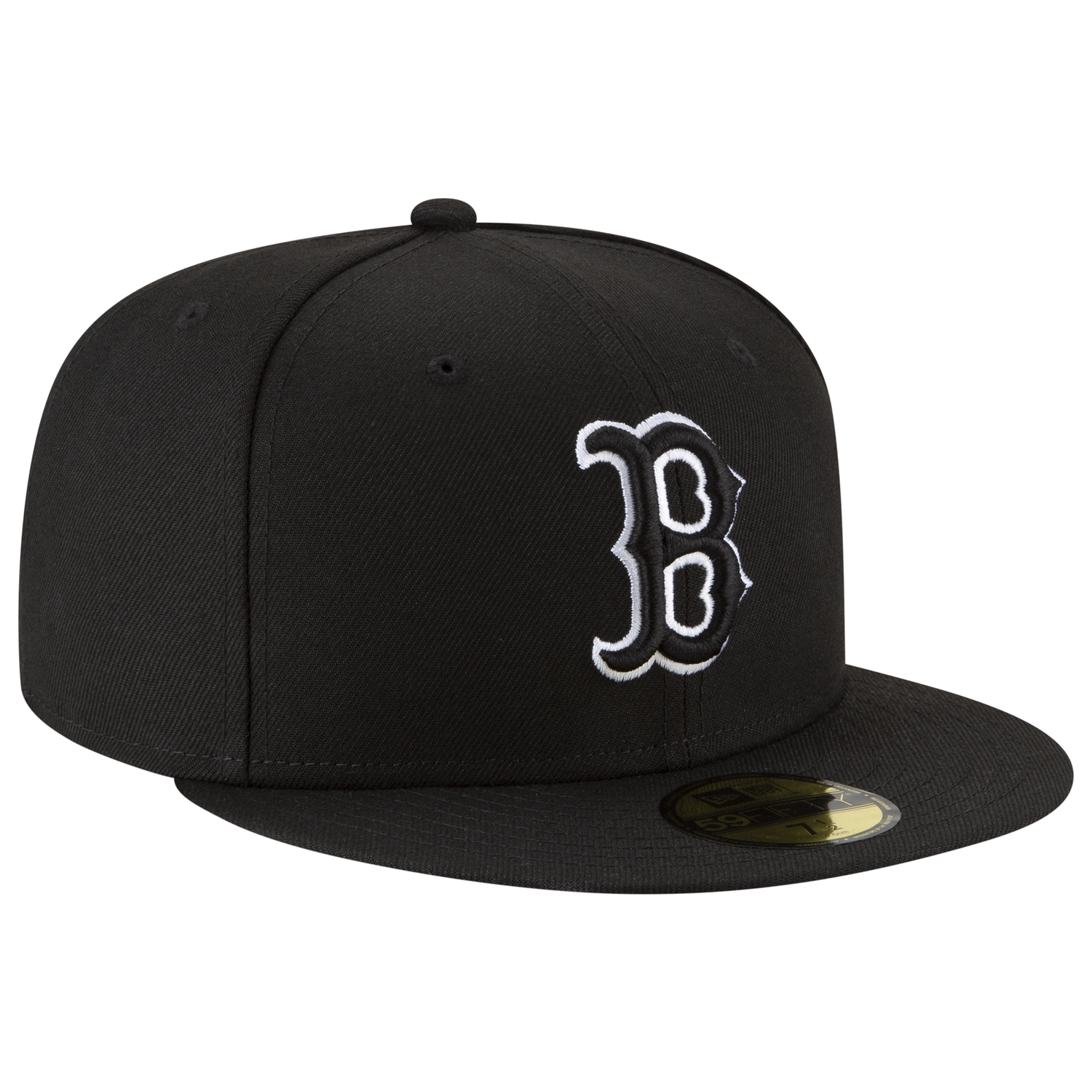 New Era Red Sox B-Dub 59FIFTY Fitted Hat - Men's - Black/White