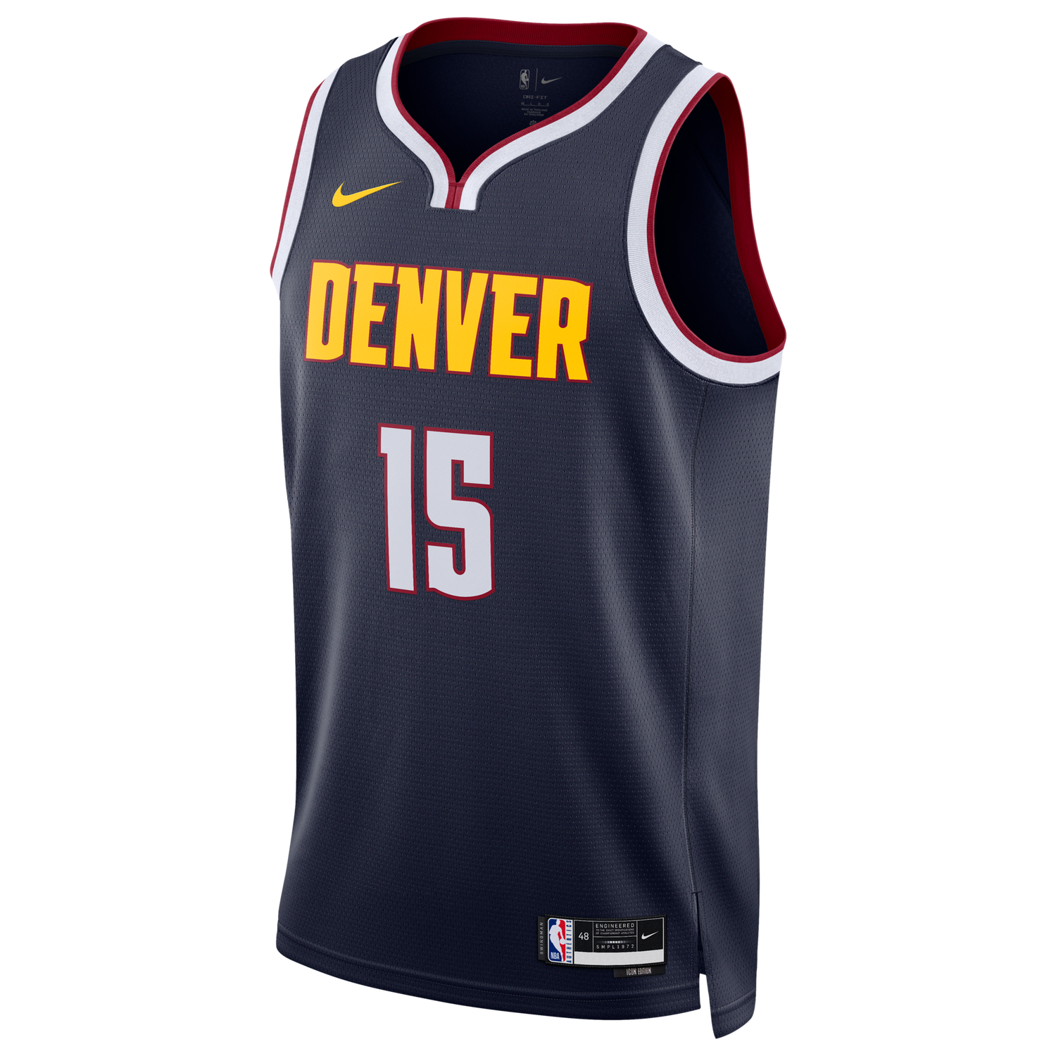 Nike NBA Nuggets Swingman Icon Edition Jersey - Men's - Blue/Red