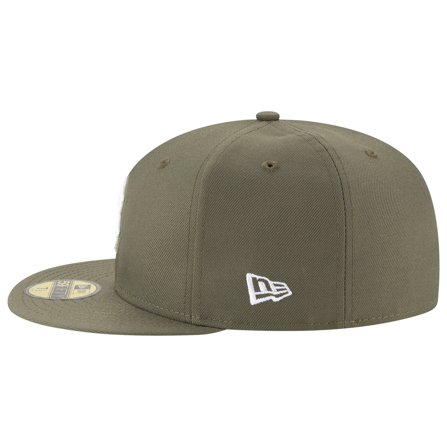New Era Red Sox 59Fifty Basic Cap - Men's - White/Olive