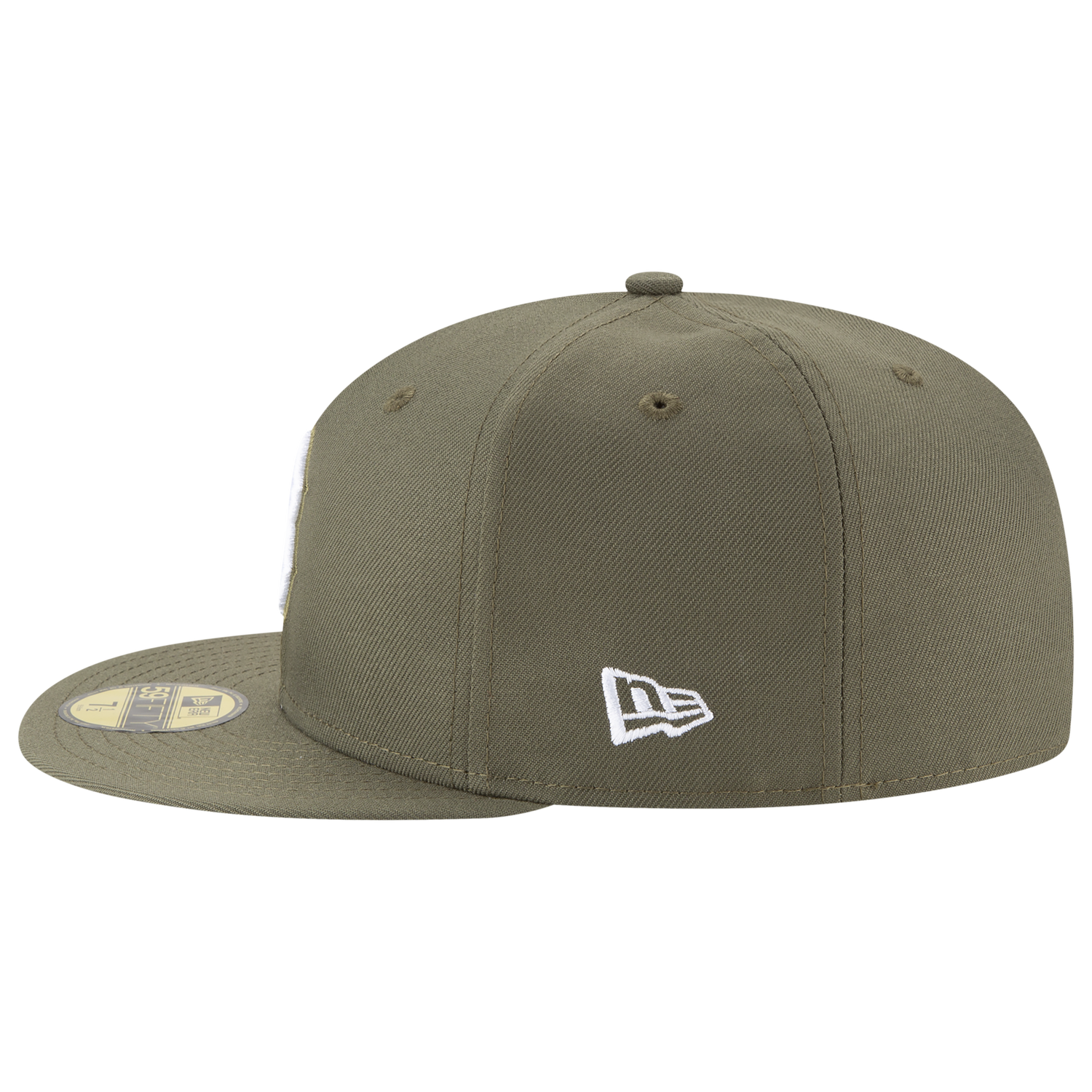 New Era Red Sox 59Fifty Basic Cap - Men's - White/Olive