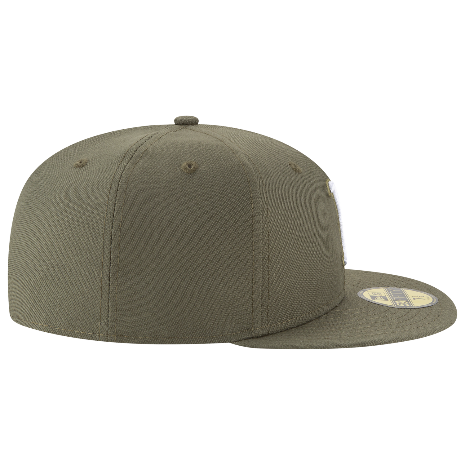New Era Red Sox 59Fifty Basic Cap - Men's - White/Olive