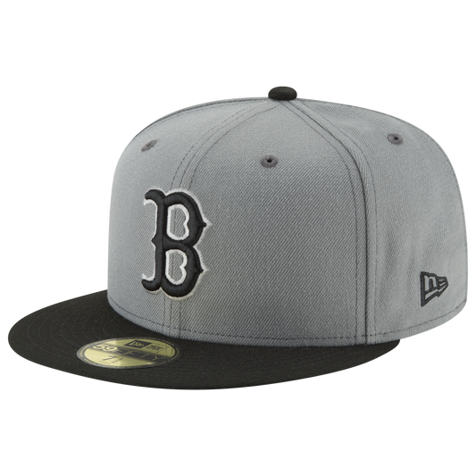 New Era Red Sox Two-Tone 59FIFTY Fitted Hat - Men's - Black/Grey