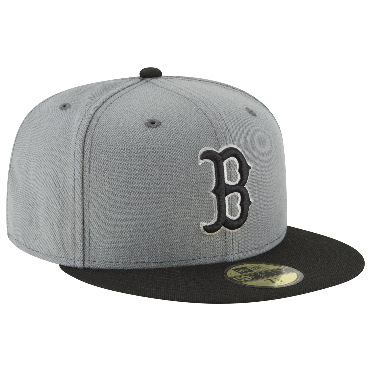 New Era Red Sox Two-Tone 59FIFTY Fitted Hat - Men's - Black/Grey