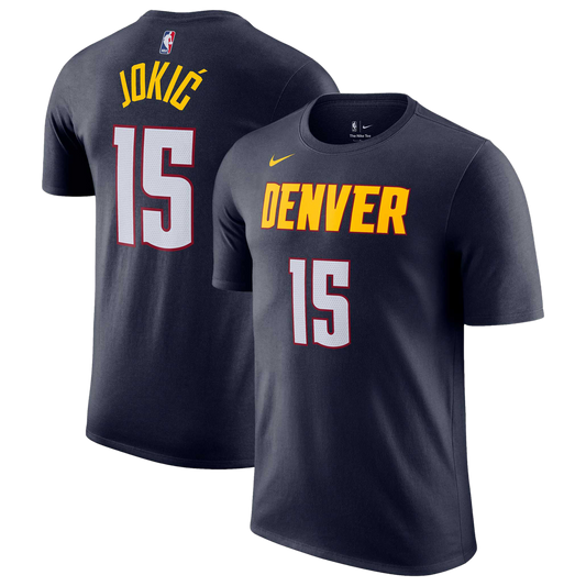 Nike Nuggets Name & Number T-Shirt - Men's - College Navy