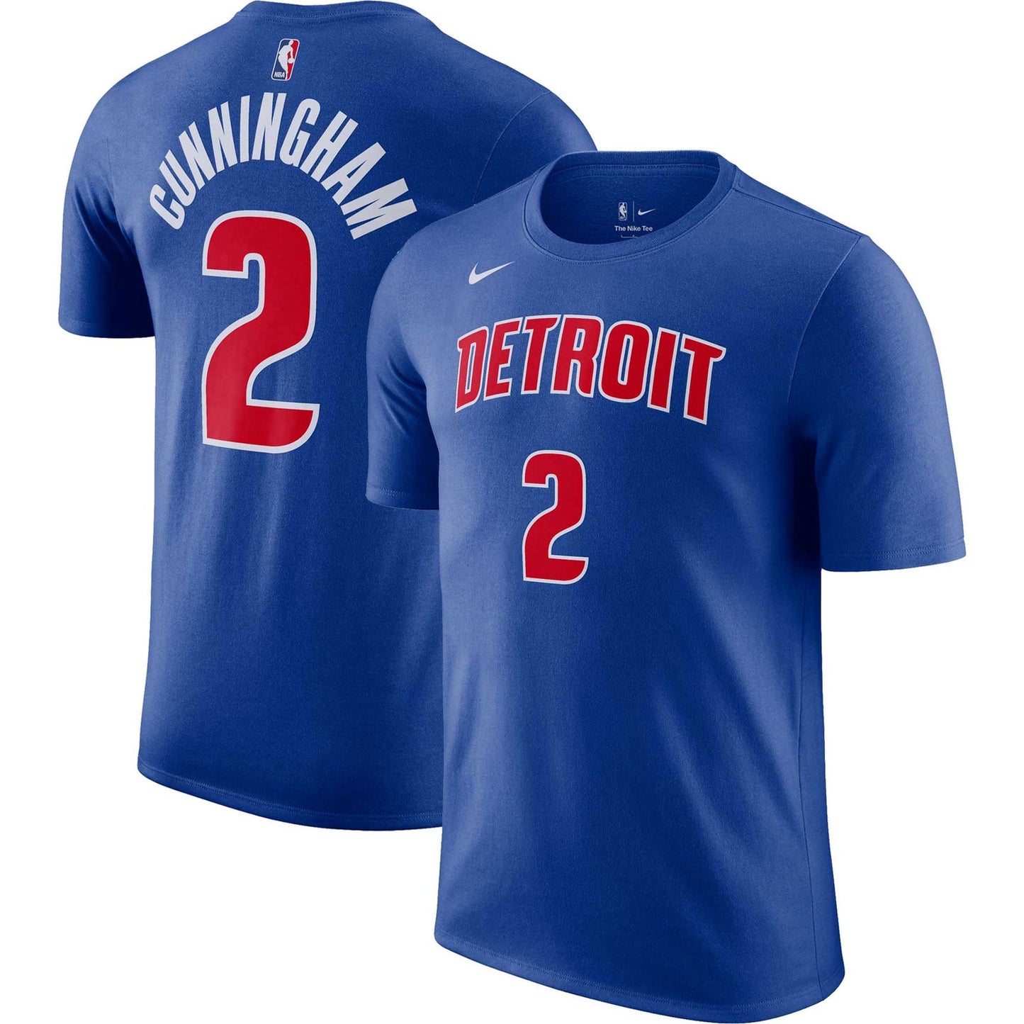 Nike Pistons Name & Number T-Shirt - Men's - Rush Blue