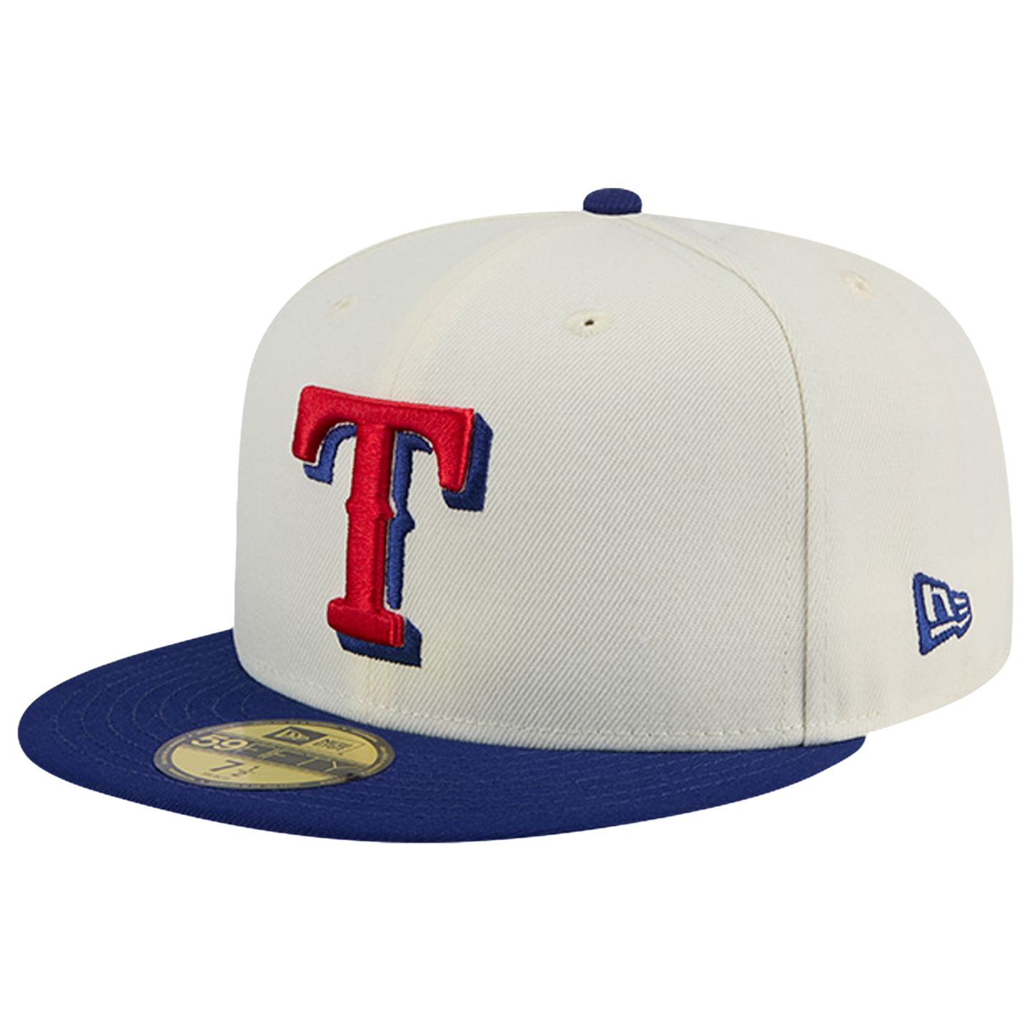 New Era Rangers Cooperstown Chrome 59FIFTY Fitted Hat - Men's - Tan/Blue/Blue/Blue/Blue/Blue