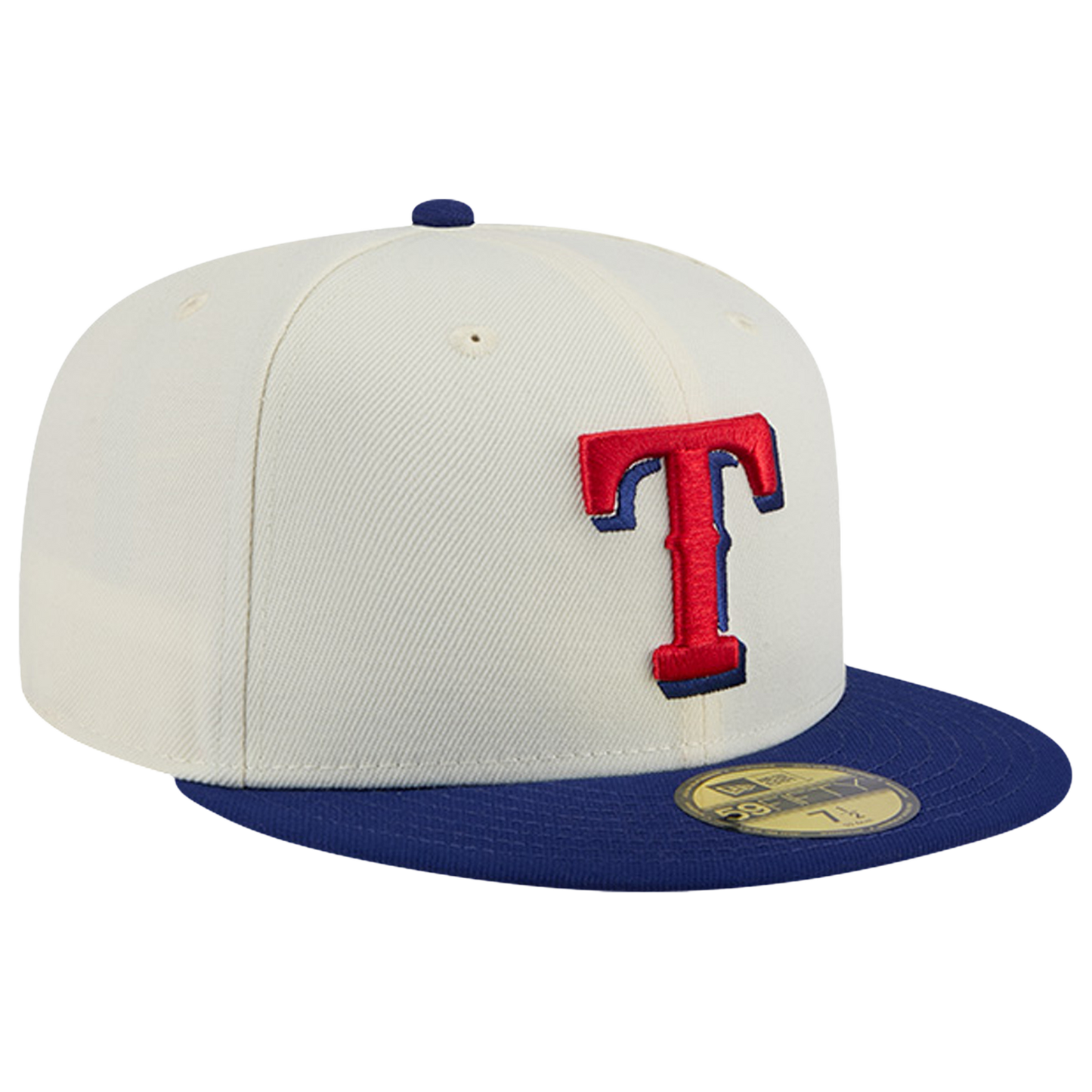 New Era Rangers Cooperstown Chrome 59FIFTY Fitted Hat - Men's - Tan/Blue/Blue/Blue/Blue/Blue
