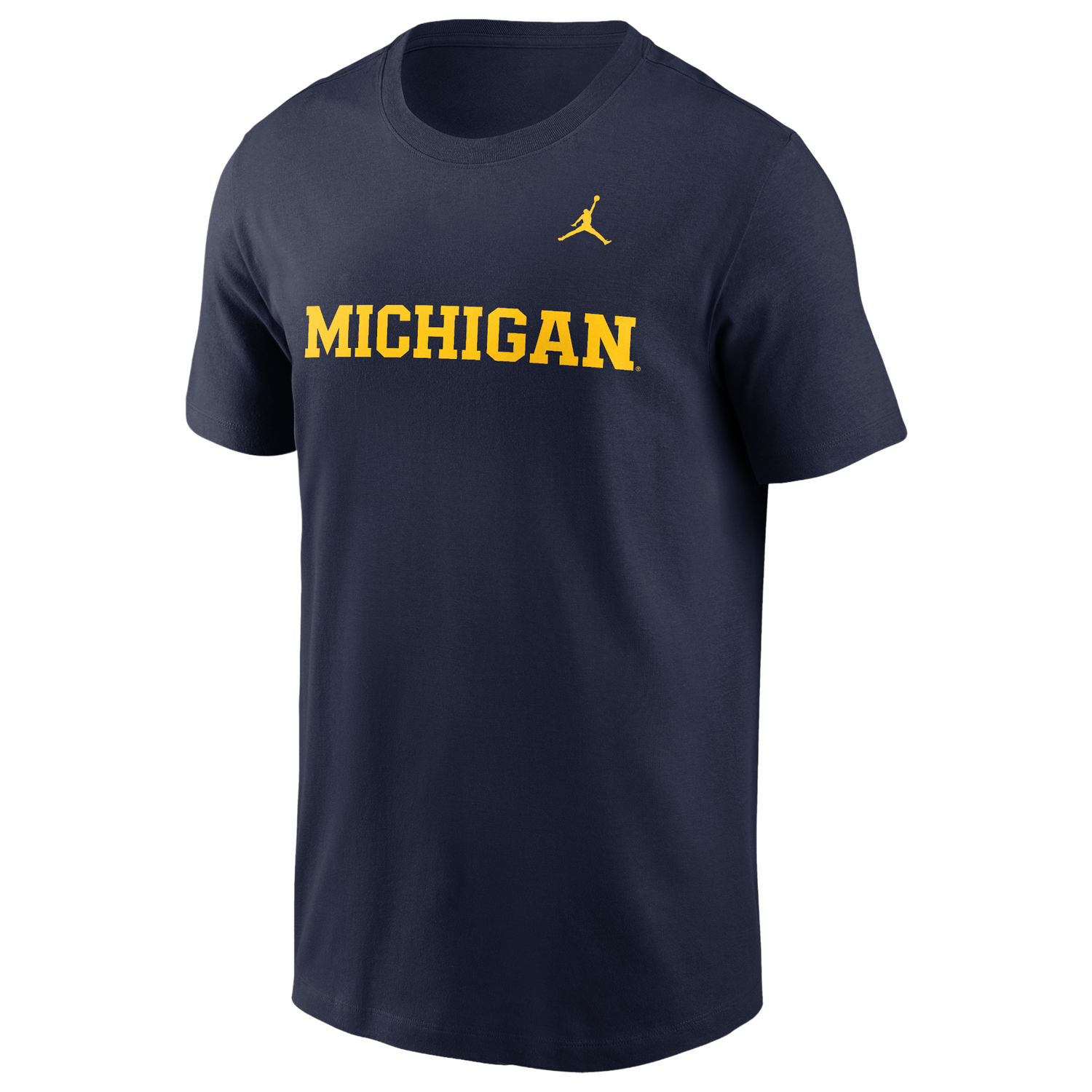 Nike NCAA Wordmark Short Sleeve T-Shirt - Men's - Navy