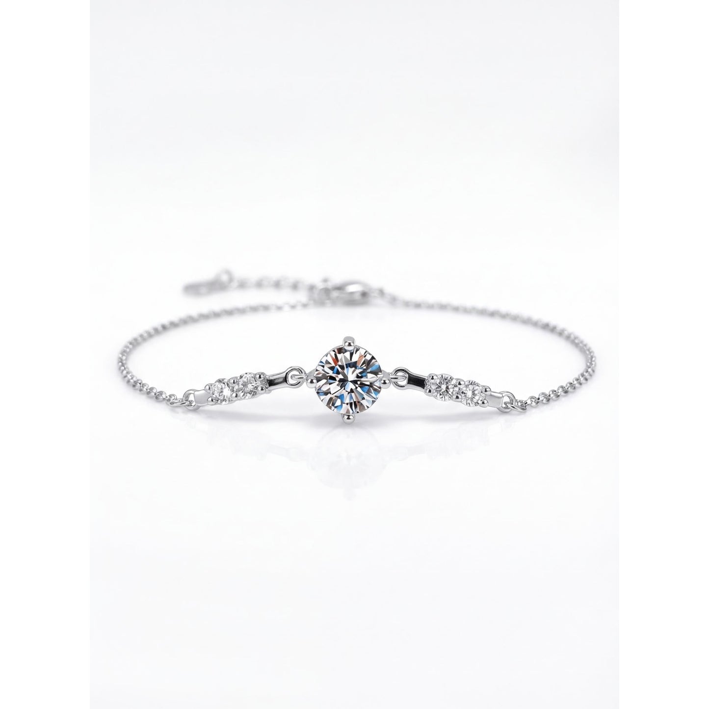 Arcana™ Elegant Basic 1CT Bracelet – 925 Sterling Silver
