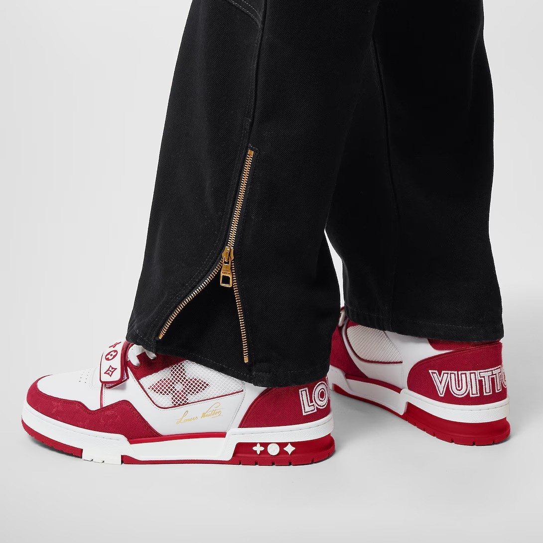 Louis Vuitton LV Trainer Sneaker Red
