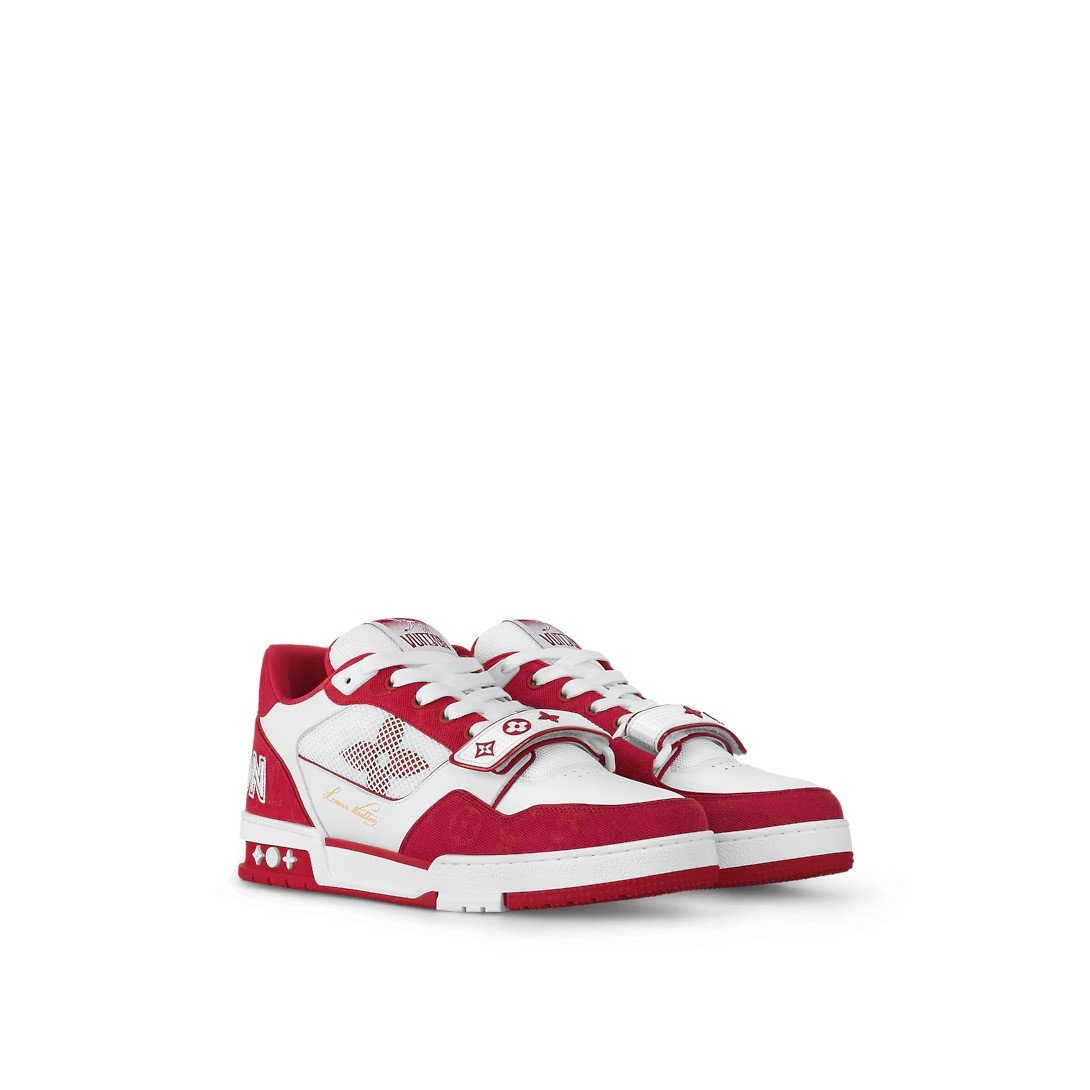 Louis Vuitton LV Trainer Sneaker Red