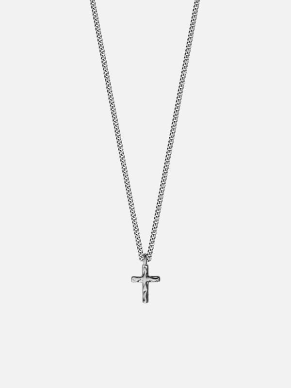 FORGED CROSS CHAIN | Silver