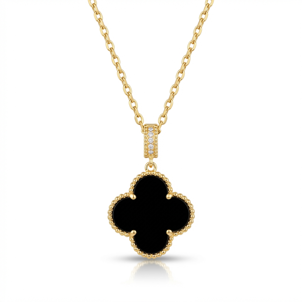 Aura Clover Inlay Necklace - foto 3