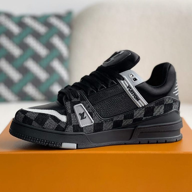 Louis Vuitton LV Trainer Damier Denim Black