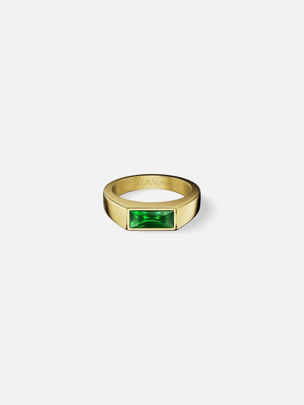 GREEN COMO RING | 18K Gold