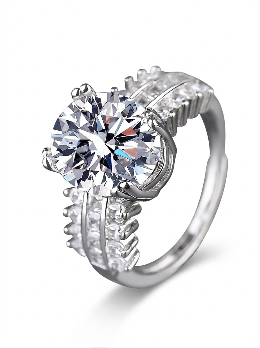 Sovereign™ 5CT Royal Ring – 925 Sterling Silver