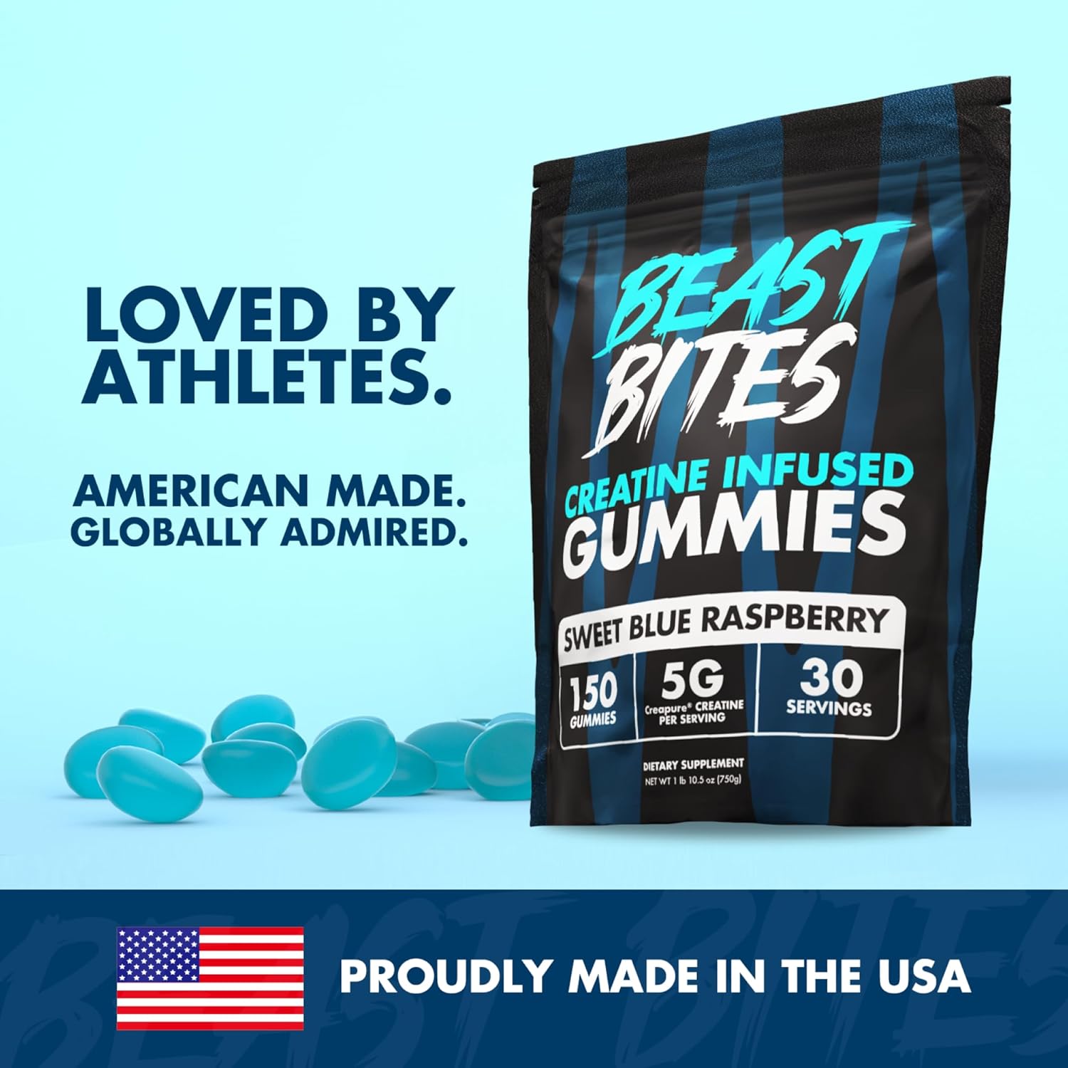 Beast Bites Power Gummies de creatina - imagem 5