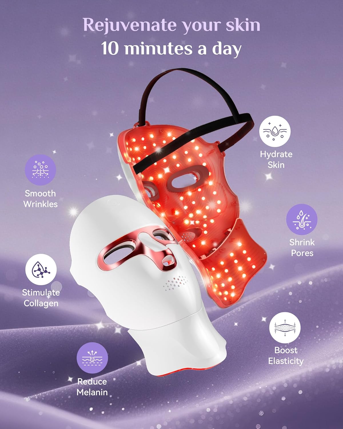 Máscara de rejuvenescimento LED RadiantMen - imagem 7