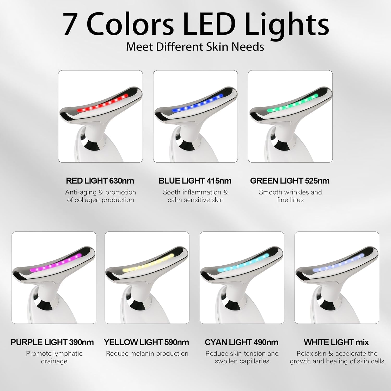 Varinha facial LED com brilho diário - imagem 4