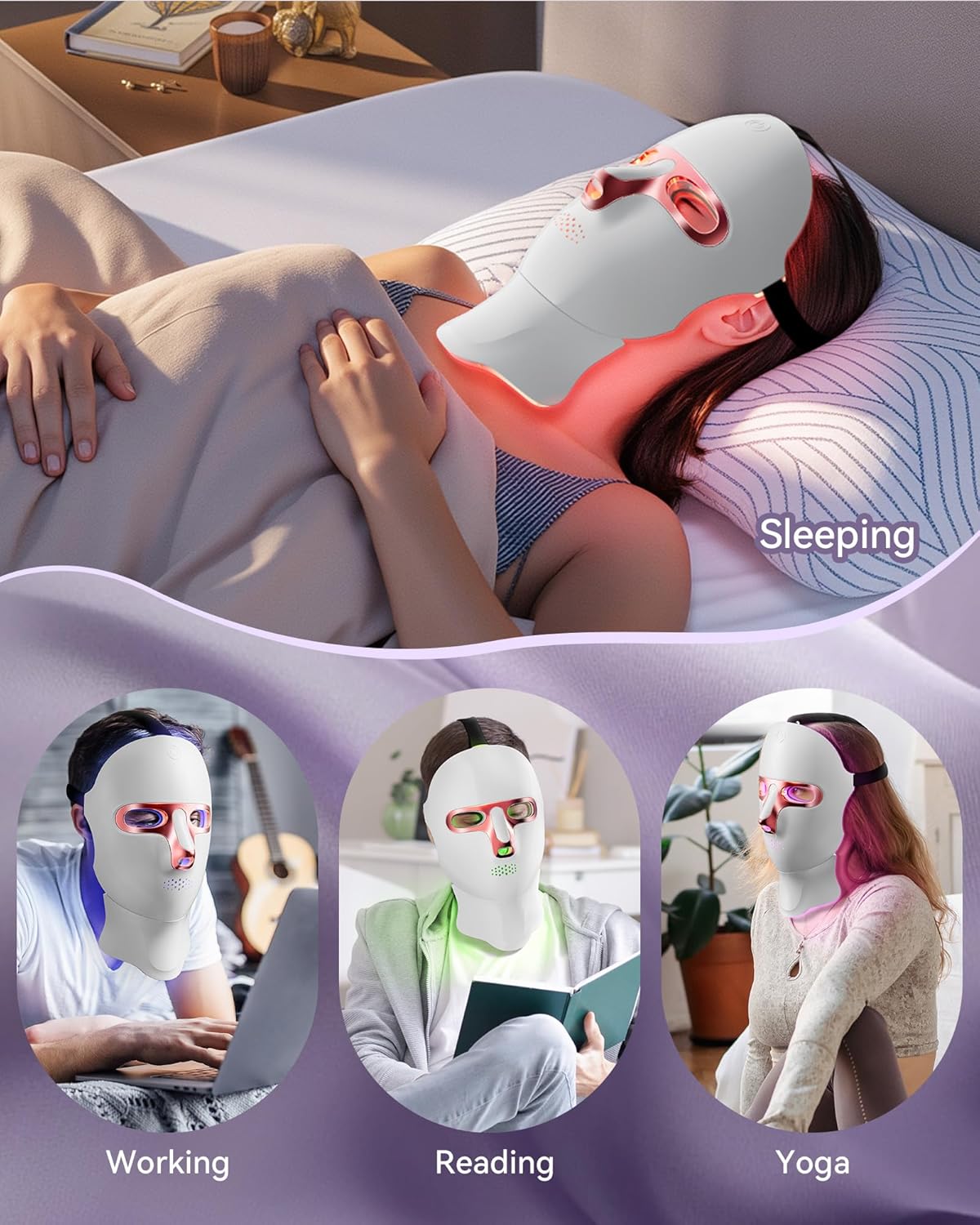 Máscara de rejuvenescimento LED RadiantMen - imagem 8