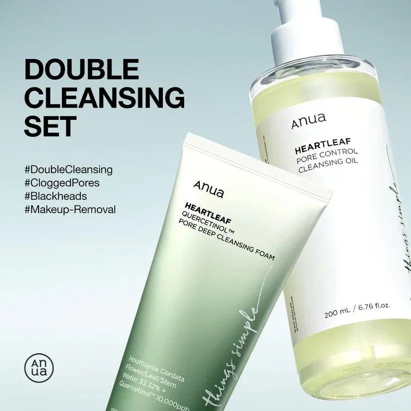 Conjunto de espuma e óleo de limpeza ANUA Heartleaf - imagem 4