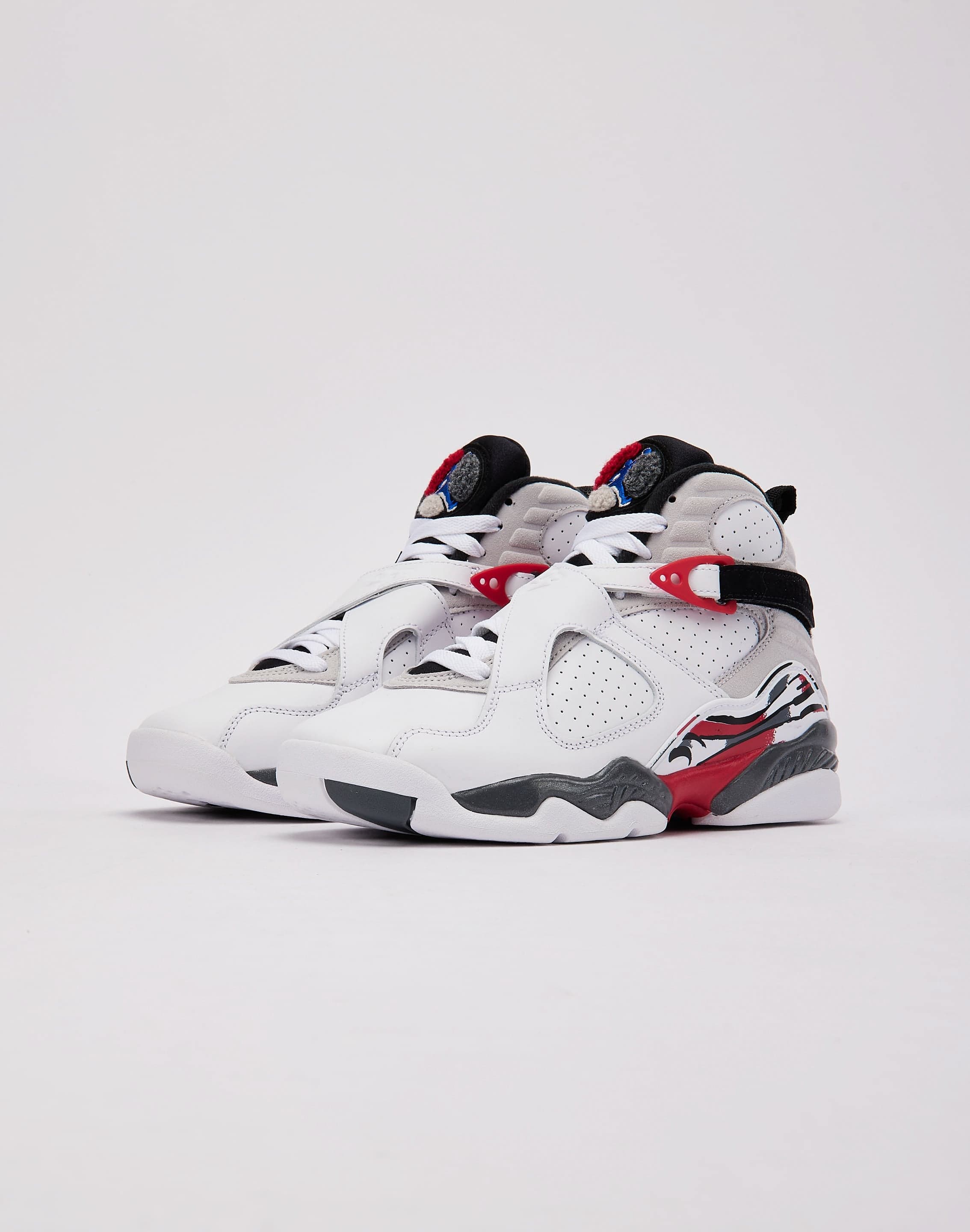 Jordan Air Jordan 8 Retro 'White and True Red' Grade-School