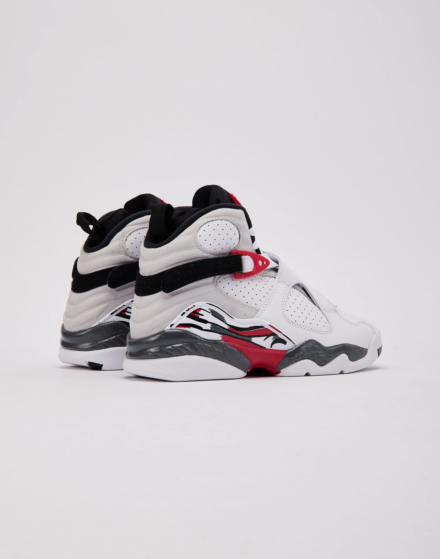 Jordan Air Jordan 8 Retro 'White and True Red' Grade-School