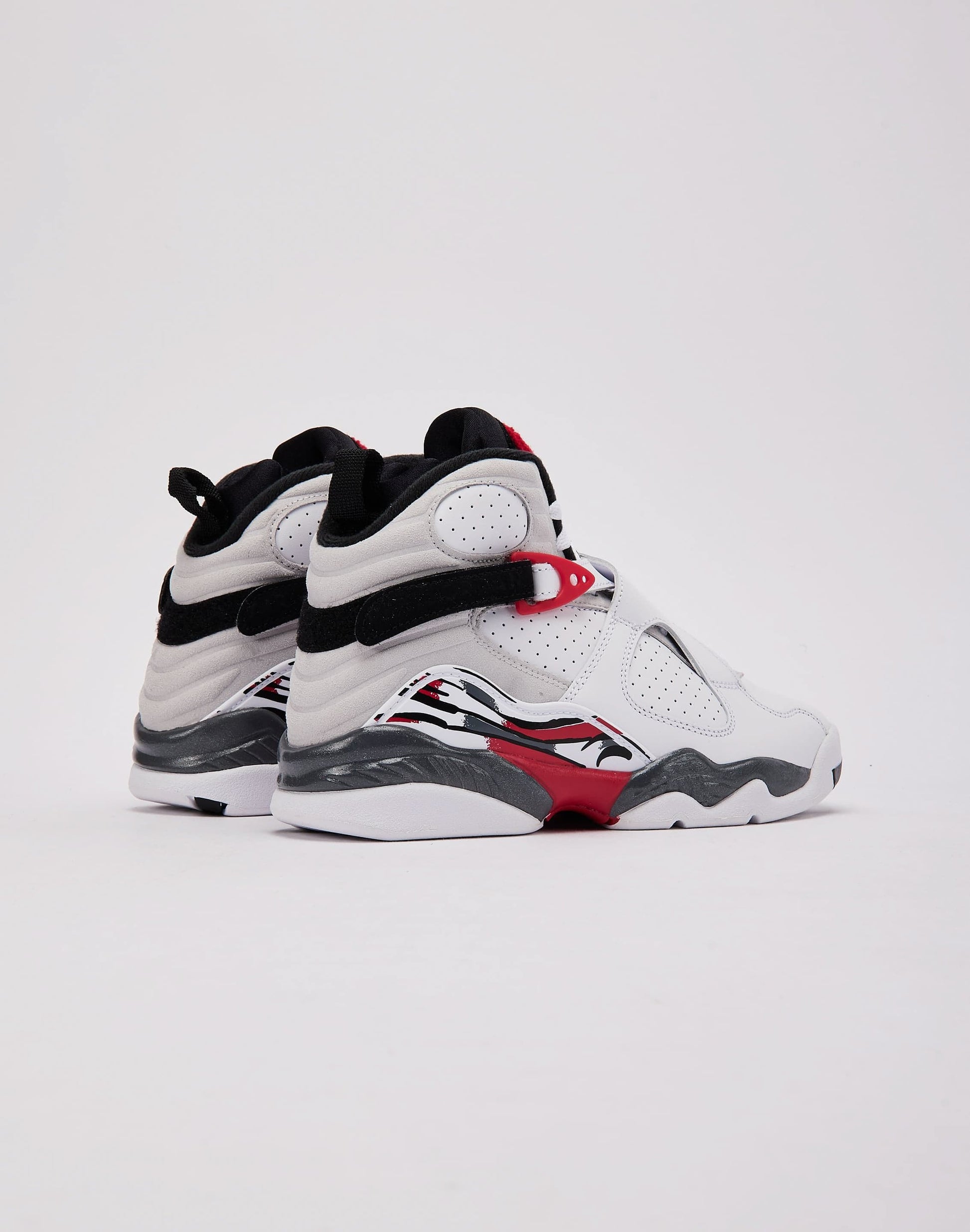 Jordan Air Jordan 8 Retro 'White and True Red' Grade-School