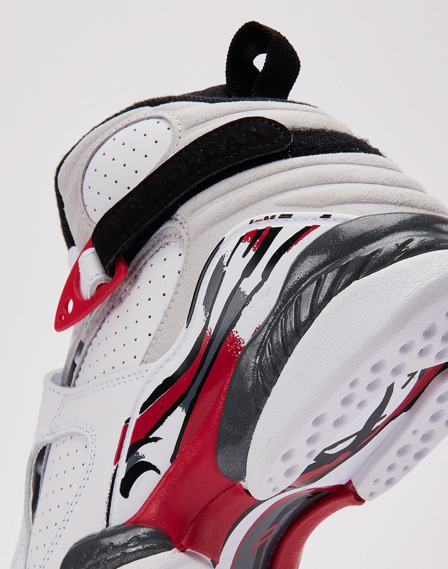 Jordan Air Jordan 8 Retro 'White and True Red' Grade-School