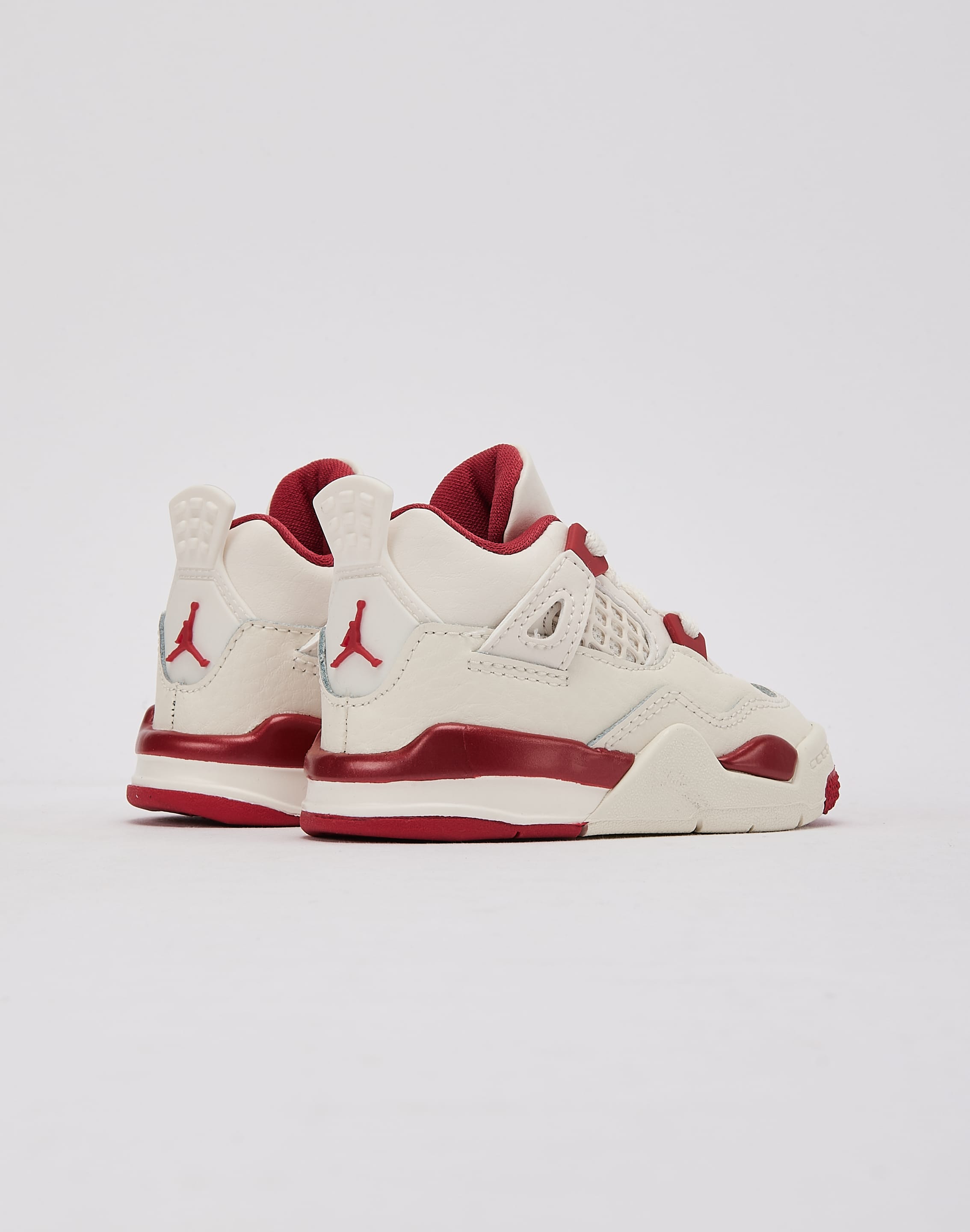 Jordan Air Jordan 4 Retro 'Pale Ivory and Tough Red' Toddler